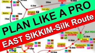 EAST SIKKIM GUIDE MAP | Silk Route - Plan like a pro | Travel with Mriganka