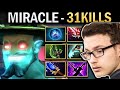 Storm spirit dota gameplay miracle with 31 kills and 1000 gpm