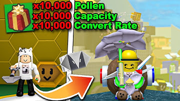 Noob to Pro in Bee Swarm Simulator, But I Have x10,000 Pollen!