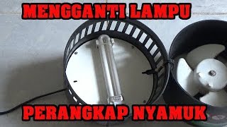 Cara ganti lampu perangkap Nyamuk BLACKHOLE