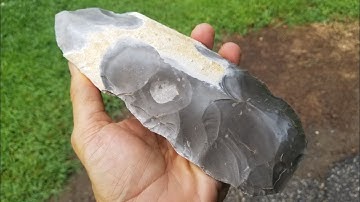 1232 - Part 1/2 - 2nd Raw Nodule - Natural Tool Flintknapping