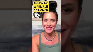 Annoying A Female Scammer - Pretending To Be Dumb Old Lady