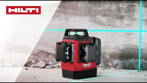 OVER maatvoering met de Hilti PM 30-MG Kruislijnlaser