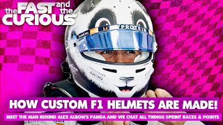 How F1 custom helmets are made | EXCLUSIVE INTERVIEW