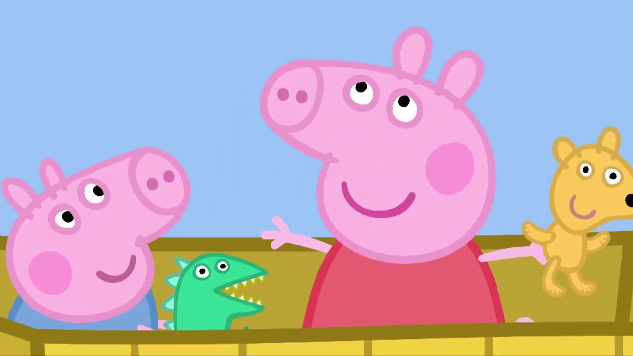 Peppa بيبا بيج - يوم بارد - مكتب دادي بيج - افلام كرتون - YouTube