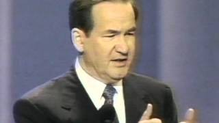 Pat Buchanan Blasts Democrats at 1992 Republican National Convention