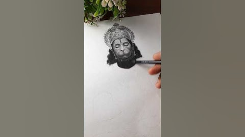 HANUMAN JI DRAWING | Part-1 | #hanuman #hanumanji #bajrangbali #jaishreeram #drawing #realism