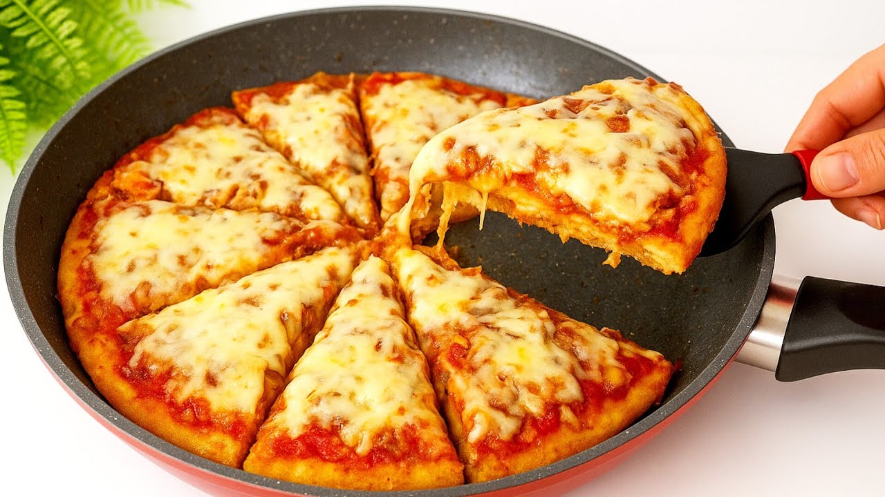 🚨بيتزا البطاطس الشهية في المقلاة فقط👌 بدون فرن وبدون عجين كوجبة عشاء او غذاء🤤