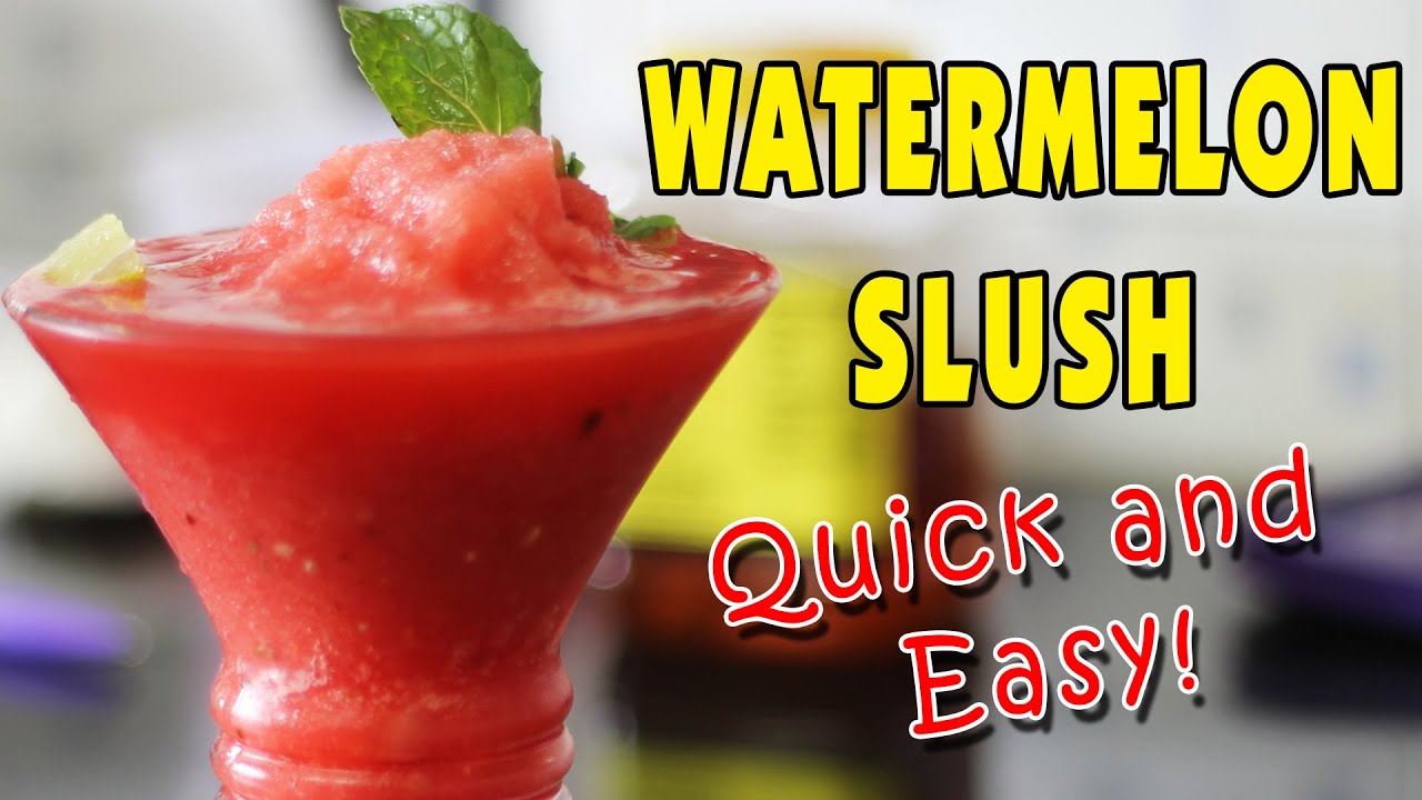 Watermelon Slush - Easiest Summer Coolers | Kanak