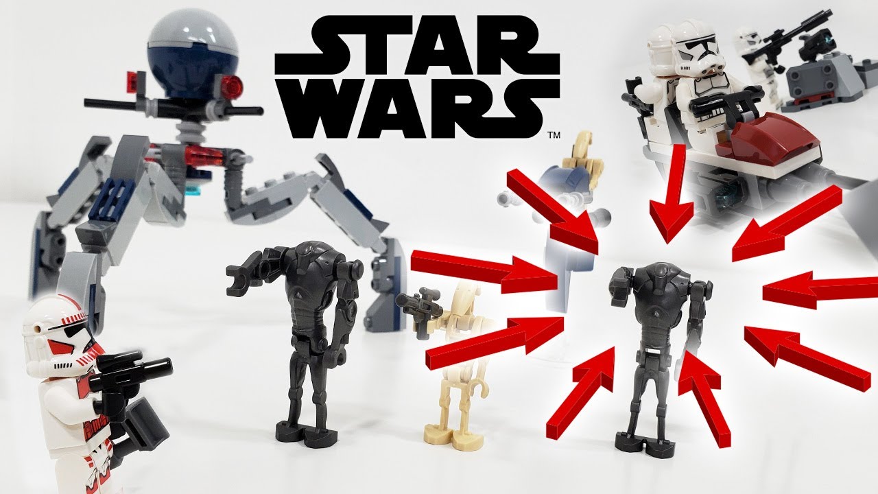 Star Wars: 75372 Clone Trooper & Battle Droid Battle Pack (from  JBSpielwaren) : r/Legoleak