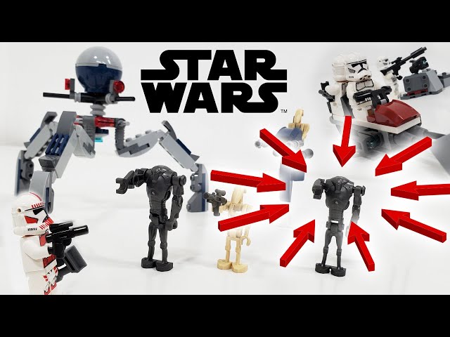 LEGO Star Wars Review: 75372 Clone Trooper & Battle Droid Battle Pack (2024  Set) 