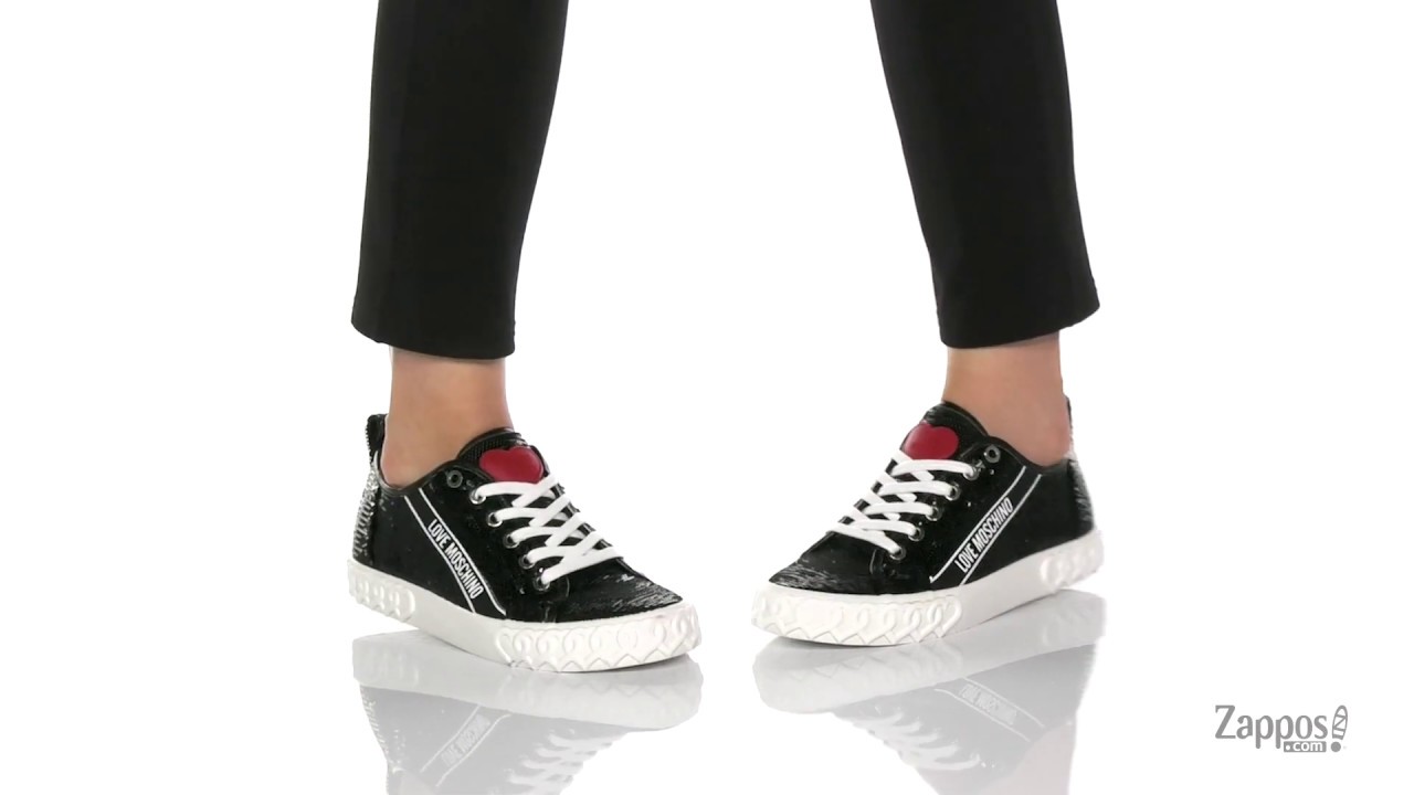 Moschino Leggings fantasia a cuori glitter MDP039 main image 1