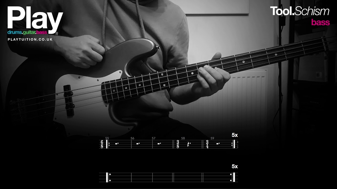Tool Schism (Bass) with tab YouTube