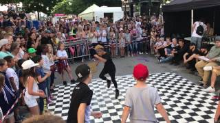 Se kidsens äga Cityfestivalen med sina streetdance moves