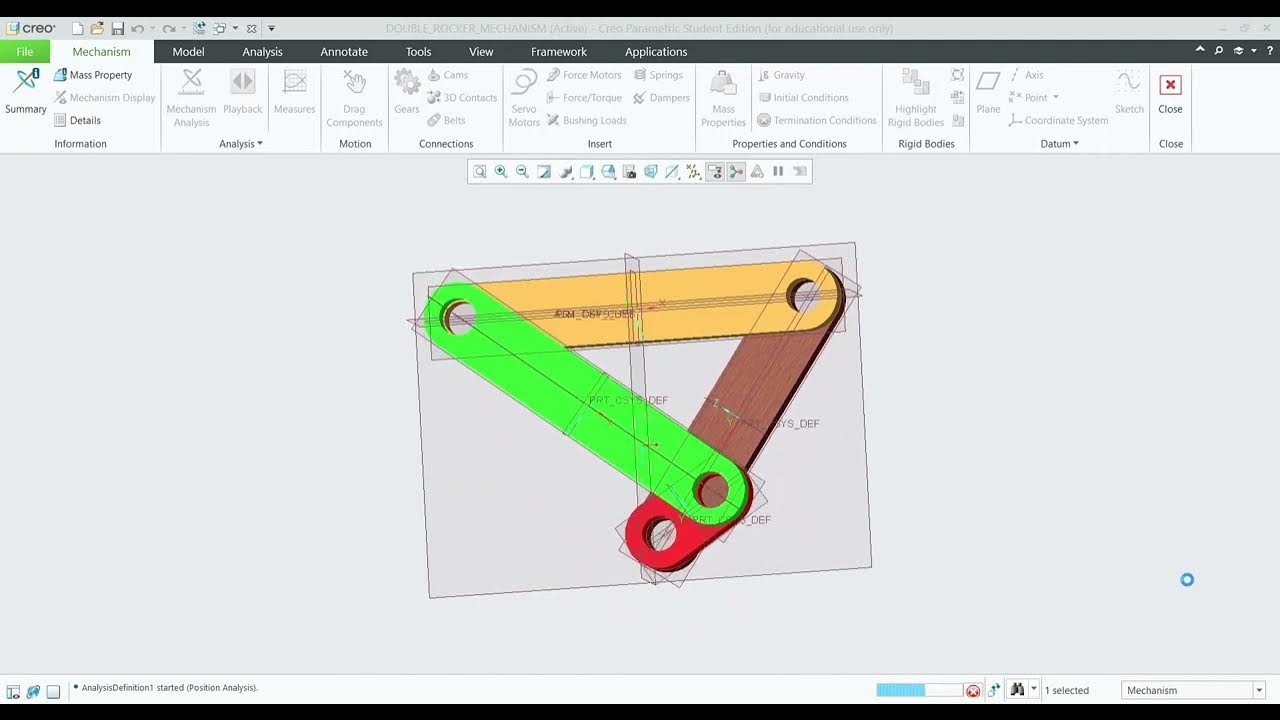 Double Rocker Mechanism YouTube