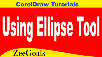 Using Ellipse tool in CorelDraw | Ellipse tool in corel Draw | By Zeegoals