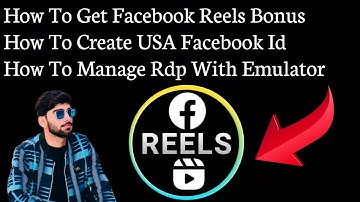 How To Get Facebook Reels Bonus | How To Create USA Facebook Id | How To Manage Rdp With Emulator