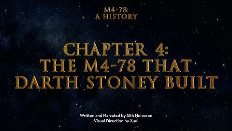 KOTOR M4-78 A History: The M4-78 That Stoney Built