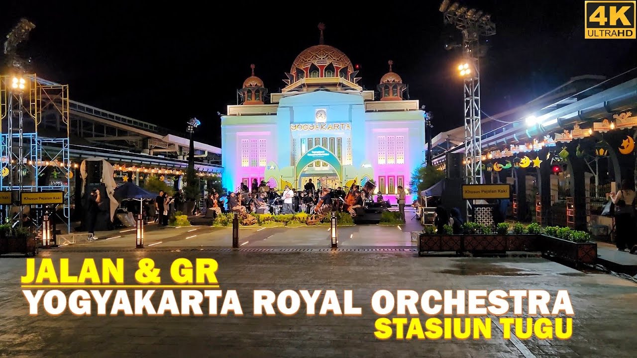 walk at GR Journey Experience Symphony with Yogyakarta Royal Orchestra at Tugu Station Jogjakarta❗