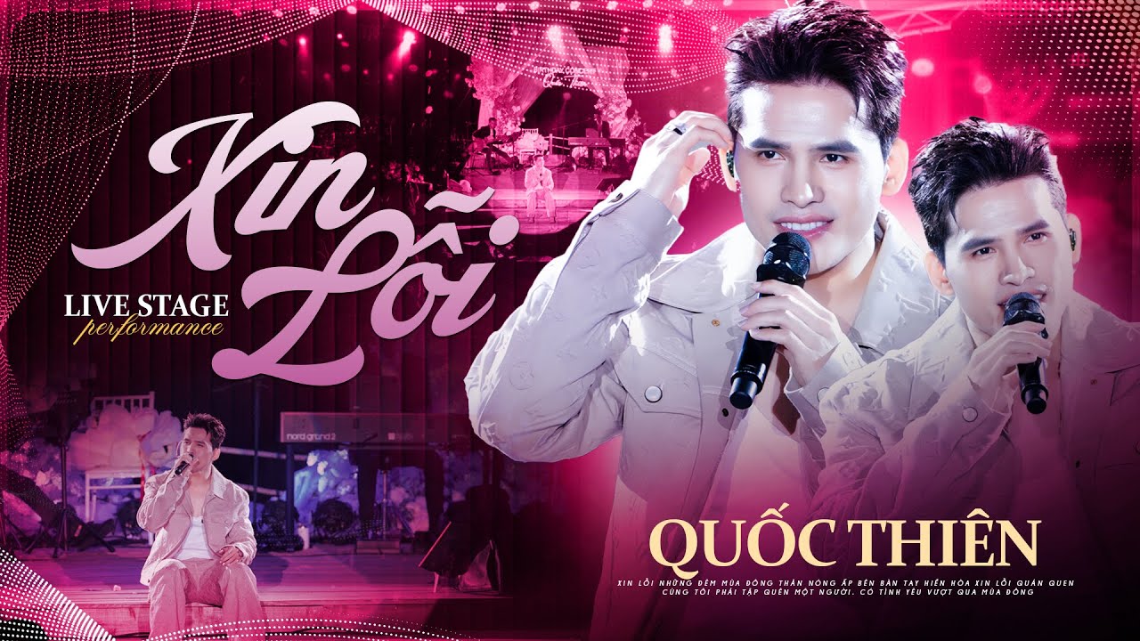 XIN LỖI & ANH ĐAU TỪ LÚC EM ĐI - QUỐC THIÊN Chiếm Trọn Tình Cảm Khán Giả Với Giọng Live Xuất Sắc