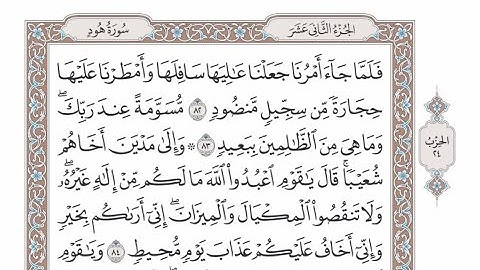 الربع الأول من الحزب ٢٤ من القرآن الكريم - الشيخ عبدالرشيد صوفي