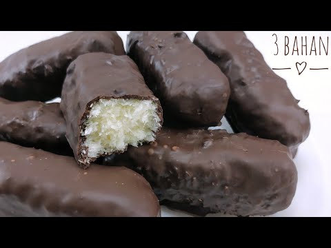 Coklat Bars Hanya 3 Bahan Enak Banget, Kue Coklat Tanpa Oven, Gluten Free.