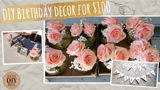Decorate a Party for $100! DIY Party Decorations