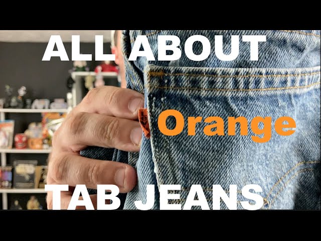 How To Identify Orange Tab Levi's: Levi's Vintage Series - YouTube