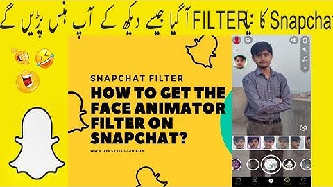 Snapchat New Funny Face Filter | Face Animator filter For Fun.| How to get face Filter In Snapchat