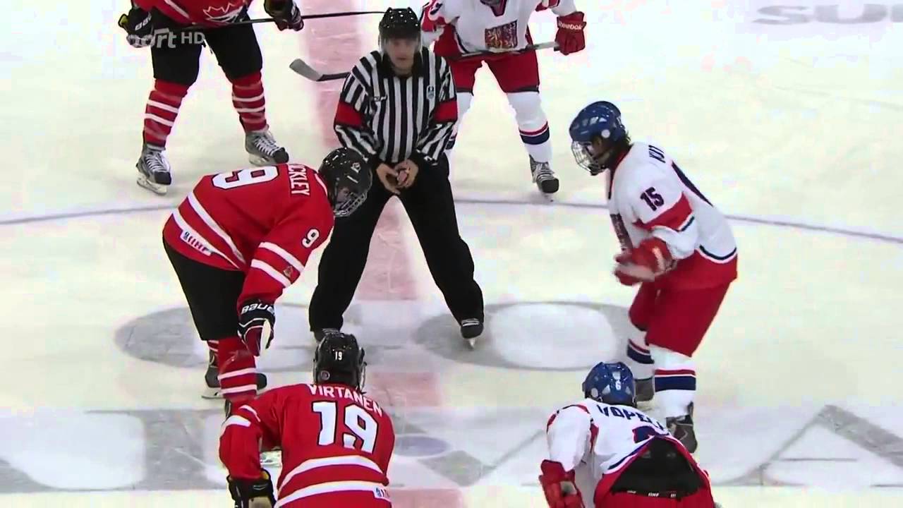 Česko - Kanada 4:3PP (MS v hokeji do 18 let 2014) - YouTube