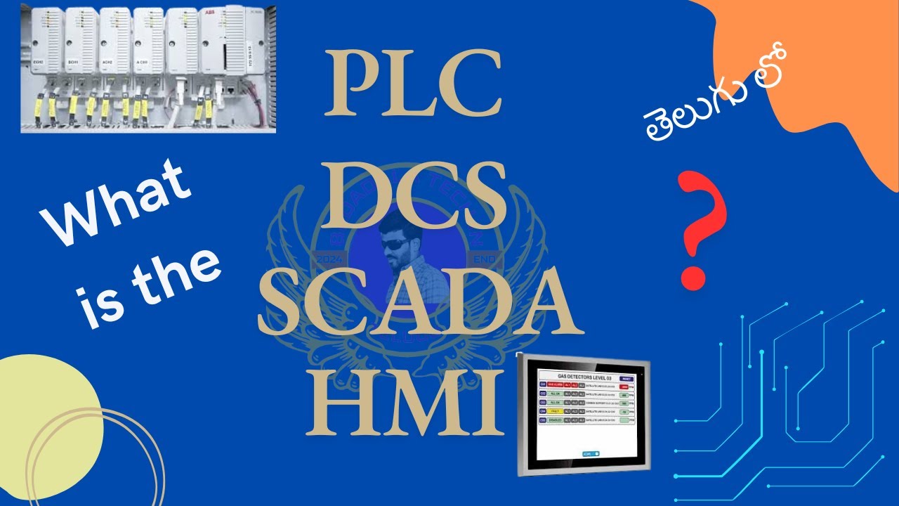 What is PLC || DCS || SCADA || HMI - YouTube