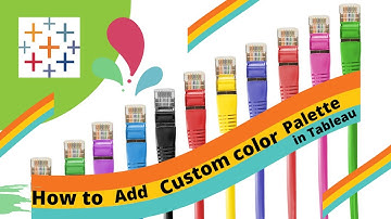How to add custom color-palette in Tableau