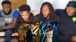 Donald Trump vs Kamala Harris Epic Rap Battles of History REACTION
