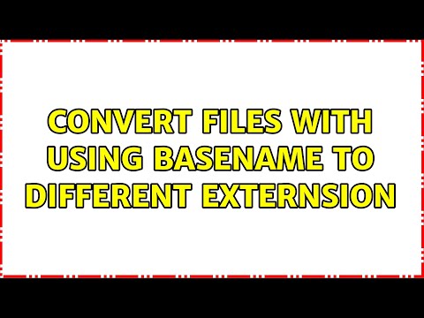 convert files with