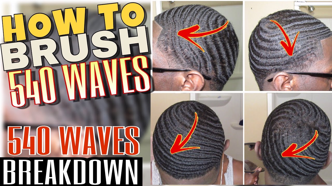 360 WAVES Hair Tutorials: HOW TO BRUSH 540 WAVES