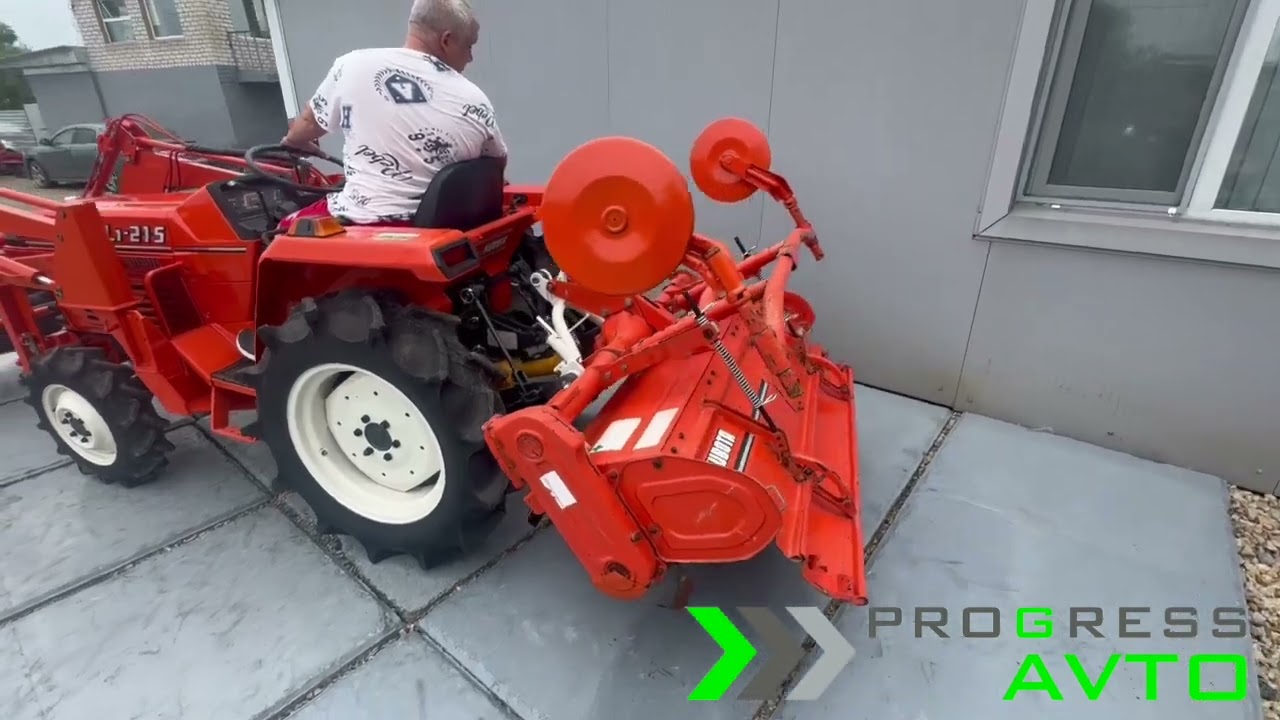 ЭКСКЛЮЗИВ Японский минитрактор Kubota L1-215 c куном
