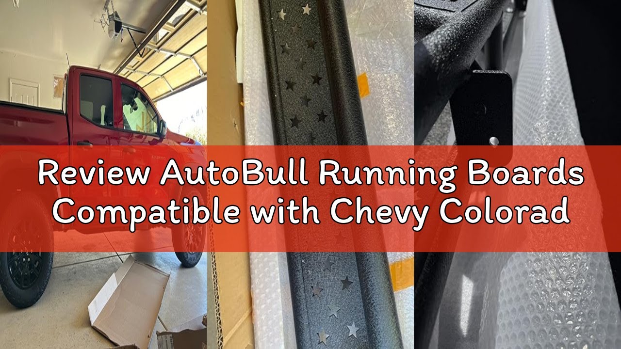 Review AutoBull Running Boards Compatible with Chevy Colorado/GMC Canyon 2015-2025 Crew Cab, 6" 2-St