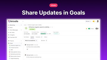 Share Updates in Goals