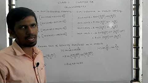 Class 11 maths | chapter: 3 | Trigonometry | Example: 3.34