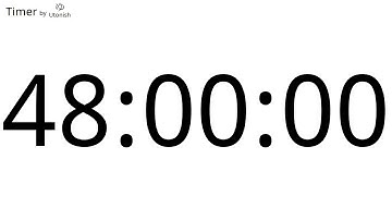 48 Hour Countup Timer