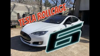 GAVIN &quot;ITSJUSTA6&quot; Tesla Rollbar fab &amp; install!!