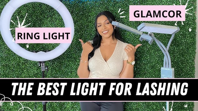 2 Best Lights for Lash Extensions – Glamcor vs Ring Light