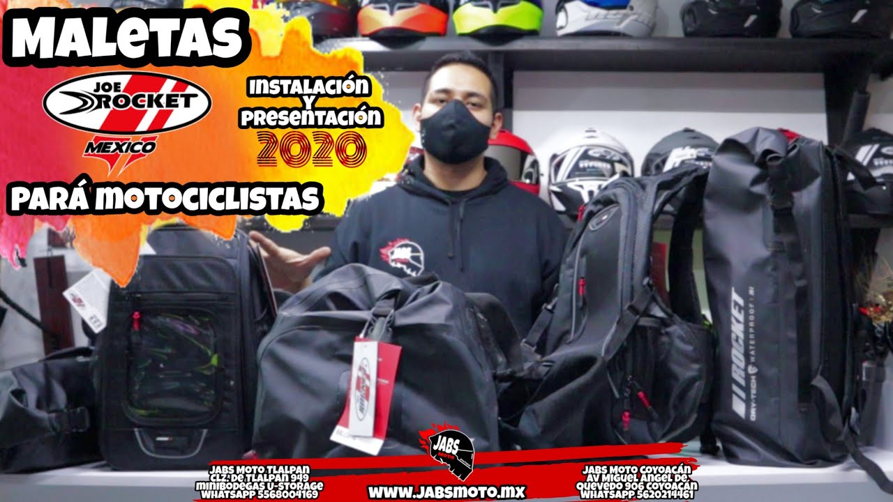 JABS MOTO TV.- MALETAS PARA MOTOCICLISTAS JOE ROCKET 2020