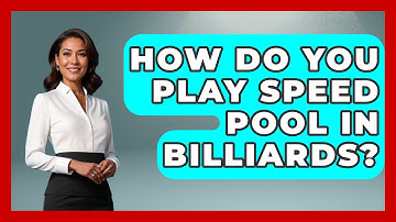 How Do You Play Speed Pool in Billiards? | Billiards Hustlers