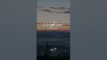 فسبحان الله حين تمسون | عبدالله الخلف | سورة الروم #quran #قران_كريم #قرآن #ترند  #quran_kareem