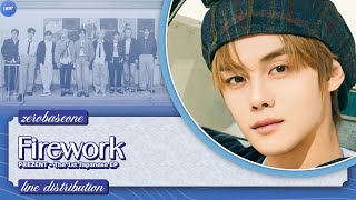 Zerobaseone   Firework line Distribution