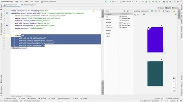 Adding Layout, Background, and Text in XML