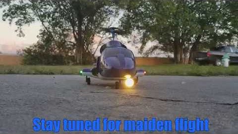 Walkera V450D03 in an Airwolf fuselage.