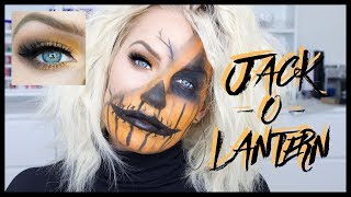 HALLOWEEN MAKEUP TUTORIAL - JACK-O-LANTERN | KEB