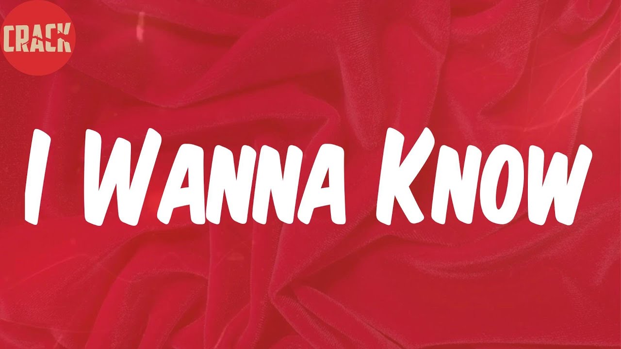 Joe (Lyrics) I Wanna Know YouTube